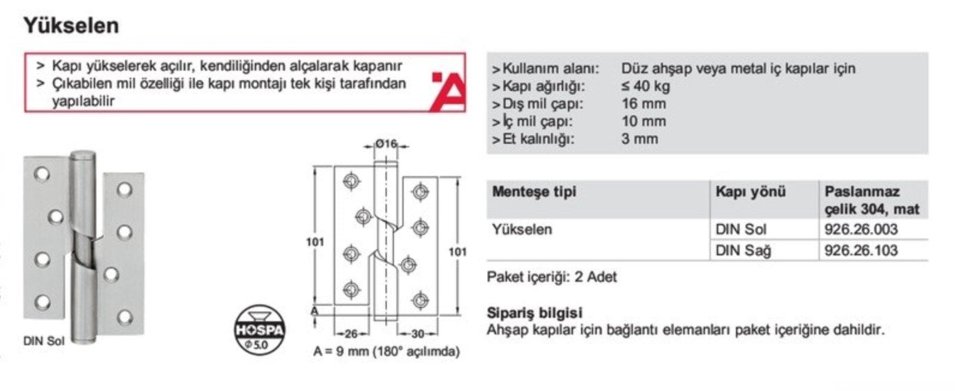 Yaprak Menteşe